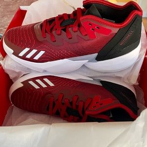 Adidas D.O.N. Issue 4 Men’s Basketball Shoes Size 11 Red NIB